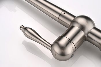 Смеситель для кухни Paulmark Retro Re213226-NI Никель — фото 12, Смесители для кухни