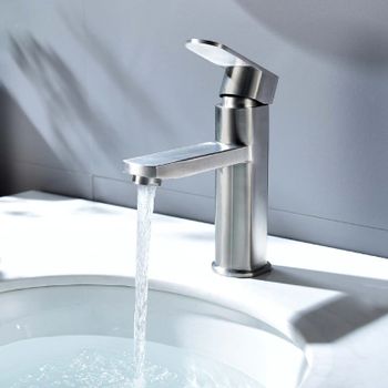 Смеситель для раковины Frap H805 F10805 Нержавеющая сталь — фото 4, Смесители для раковины