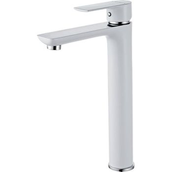 Смеситель для раковины Aquanet Arctic AF520-11СW Хром Белый — фото 1, Смесители для раковины