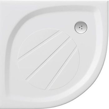 Душевой поддон из искусственного камня Ravak Elipso Pro 80х80 XA234401010 Белый — фото 1, Душевые поддоны из искусственного камня