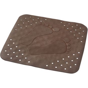 Коврик для душа Ridder Plattfuss 54x54 67268 Коричневый — фото 1, Коврики для ванной комнаты