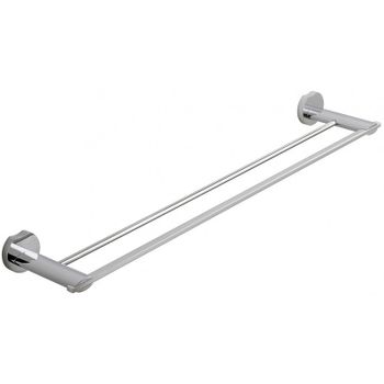 Полотенцедержатель CeramaLux Loft 53909 двойной Хром — фото 1, Полотенцедержатели