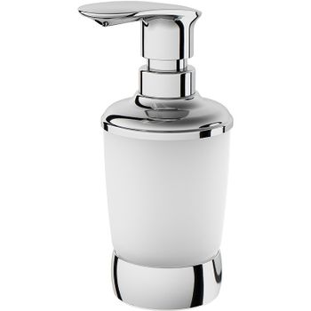 Дозатор жидкого мыла AM.PM Sensation A3031900 хром/матовое стекло — фото 1, Дозаторы