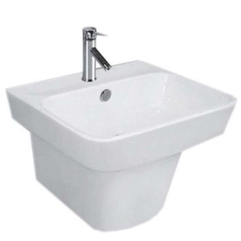 Раковина CeramaLux 52 NB164 Белая — фото 1, Мини-раковины