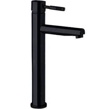 Смеситель для раковины Webert Rimini RI830402560 с донным клапаном Черный матовый — фото 1, Смесители для раковины