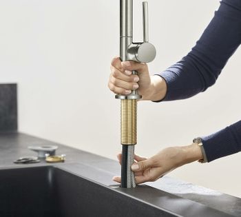 Смеситель для кухни Hansgrohe Talis M54 72800800 Сталь — фото 6, Смесители для кухни