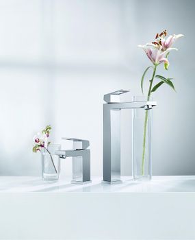 Смеситель для раковины Grohe Eurocube 23406000 Хром — фото 2, Смесители для раковины