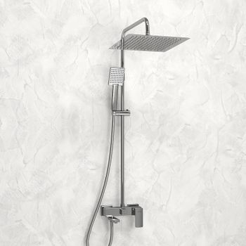 Душевая система WasserKRAFT A177.118.141.087.CH Хром — фото 6, Душевые стойки