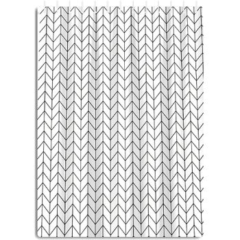 Штора для ванны Haiba 180х180 HB75003 Белая с узором — фото 1, Шторы для ванной