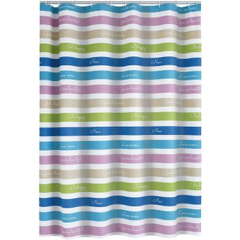 Штора для ванны Ridder Motiviation 180х200 3103300 цветная — фото 1, Шторы для ванной