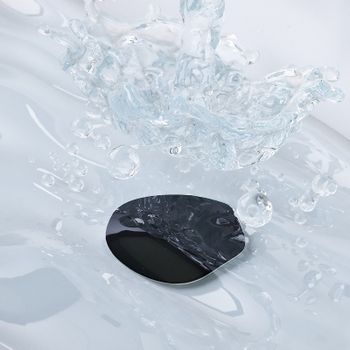 Донный клапан Damixa Option 210600300 click-clack Черный матовый — фото 2, Донные клапаны