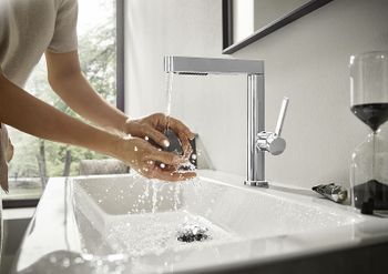 Смеситель для раковины Hansgrohe Finoris 76063000 Хром — фото 8, Смесители для раковины
