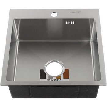 Кухонная мойка Fabia 50х50 50503 Сатин — фото 2, Кухонные мойки