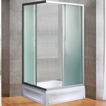 Душевой уголок River Morava XL 120x80 MT 10000008328 с поддоном — фото 1, Прямоугольные душевые уголки