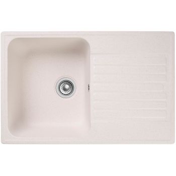 Кухонная мойка Reflection Bolero 74 RF0574WH Белая — фото 1, Кухонные мойки