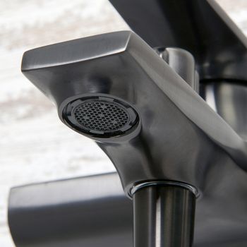 Смеситель для ванны WasserKRAFT Wiese 8401 Оружейная сталь — фото 4, Смеситель для ванны