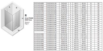 Душевой уголок New Trendy New Soleo Black 90х90 R D-0290A/D-0121B профиль Черный стекло прозрачное — фото 10, Квадратные душевые уголки