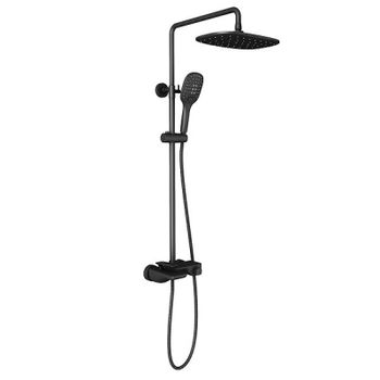 Душевая система Timo Helmi SX-1170/03 Черный — фото 1, Душевые стойки