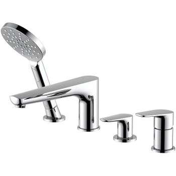 Смеситель на борт ванны Aquatek Бетта AQ1148CR Хром — фото 1, Смесители на борт ванны