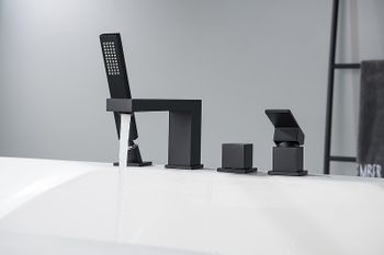 Смеситель на борт ванны Timo Selene 2130/03Y Черный — фото 4, Смесители на борт ванны