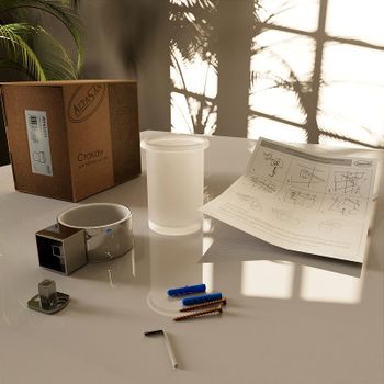 Стакан для зубных щеток Altasan Лотос ЛТ41Х Хром — фото 3, Стаканы для зубных щеток