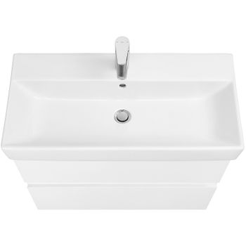 Тумба под раковину Roca Oleta 80 A857640806 подвесная Белый глянец — фото 2, Тумбы под раковину