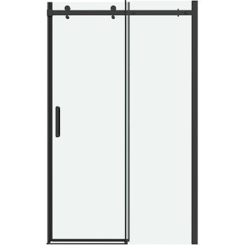 Душевая дверь Grossman Classic 100 100.K33.04.100.21.00 профиль Черный матовый стекло прозрачное — фото 9, Раздвижные душевые двери