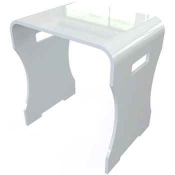 Табурет в ванную Creto 1-01SDDW Белый — фото 1, Сиденья