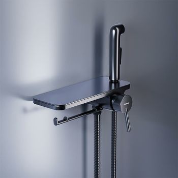 Гигиенический душ со смесителем Damixa Jupiter 773500301 Черный матовый — фото 4, Гигиенические души