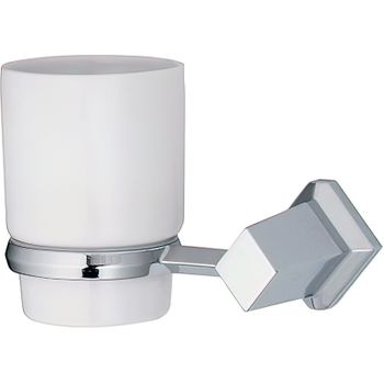 Стакан для зубных щеток WasserKRAFT Aller K-1128C Хром — фото 1, Стаканы для зубных щеток