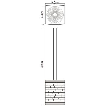 Ершик для унитаза WasserKRAFT Main K-4727 Белый матовый — фото 3, Ершики для унитаза