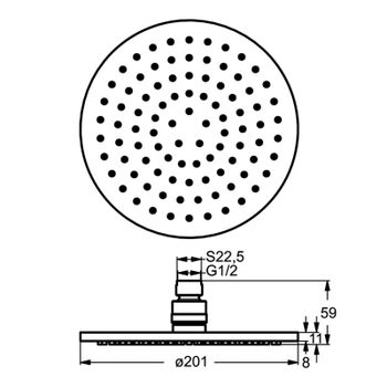 Комплект смесителей Ideal Standard Alpha BD003AA Хром — фото 13, Готовые комплекты для ванной комнаты