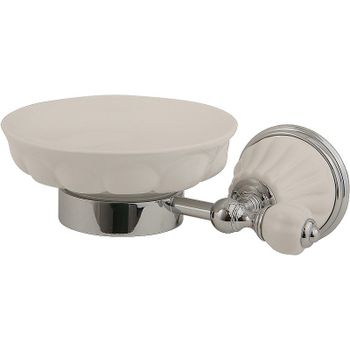 Товар: Мыльница Migliore Olivia 17477 Белая Хром - фото 1 Мыльница Migliore Olivia 17477 Белая Хром — фото 1, Мыльницы