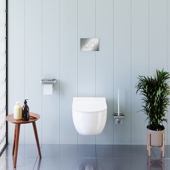 Унитаз Damixa Scandinavian Pure DX36C1701SC подвесной с сиденьем Микролифт — фото 2, Подвесные унитазы