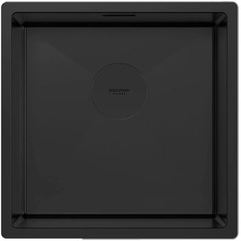 Кухонная мойка Paulmark Next 44 Uni PM214444-MBN Черная матовая — фото 1, Кухонные мойки