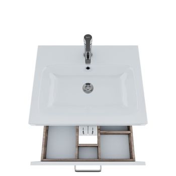 Тумба под раковину Iddis New Sena 60 NSE60W2i95 Белая Дерево — фото 3, Тумбы под раковину