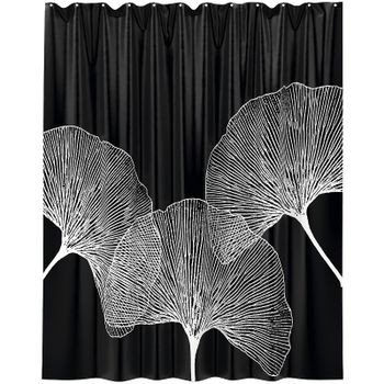 Штора для ванны WasserKRAFT Nau 200х200 SC-77102 Черная — фото 1, Шторы для ванной