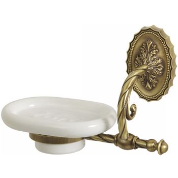 Мыльница Migliore Edera 16895 Бронза — фото 1, Мыльницы