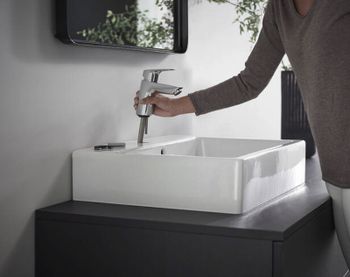 Смеситель для раковины Hansgrohe Logis 71070000 Хром — фото 11, Смесители для раковины