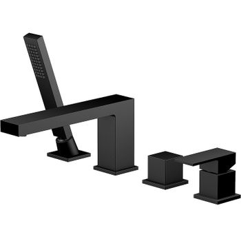 Смеситель на борт ванны Timo Selene 2130/03Y Черный — фото 1, Смесители на борт ванны