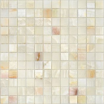 Мозаика Caramelle mosaic Pietrine 7 мм Onice Jade Bianco POL 29,8x29,8 см — фото 1, Мозаика