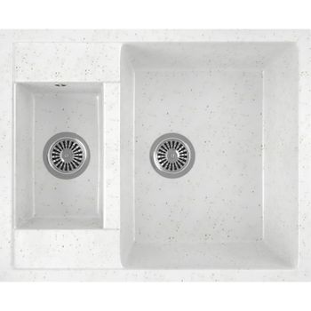 Кухонная мойка Domaci Бьелла DMC-21 DMC-21-331 Белая — фото 1, Кухонные мойки