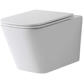 Унитаз Tece Spring S 9700996 подвесной с сиденьем Микролифт — фото 1, Подвесные унитазы