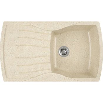 Кухонная мойка Domaci Бьелла DMC-22 GWS-22-328 Бежевая — фото 1, Кухонные мойки