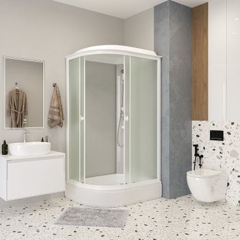 Душевая кабина Niagara Promo 120x80 R P120/80/26R/MT без гидромассажа — фото 1, Душевые кабины