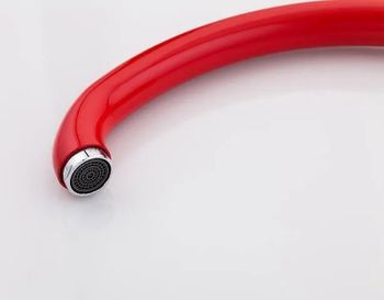 Смеситель для кухни Frap F4101-13 Красный — фото 5, Смесители для кухни