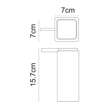 Дозатор для жидкого мыла WasserKRAFT Mosel K-4599 Черный — фото 5, Дозаторы
