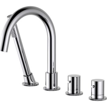 Смеситель на борт ванны Timo Saona 2330/00Y с термостатом Хром — фото 1, Смесители на борт ванны