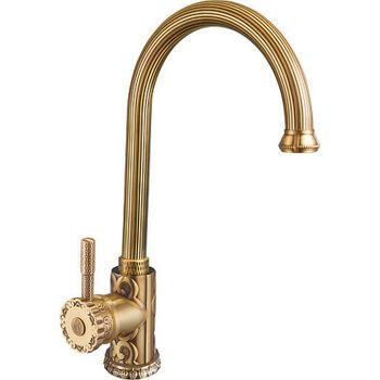 Смеситель для кухни ZorG Antic A 108K-BR Бронза — фото 1, Смесители для кухни