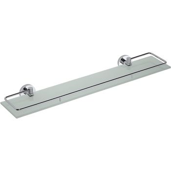 Стеклянная полка Bemeta Omega 104102212 Хром — фото 1, Полки для ванной и душа